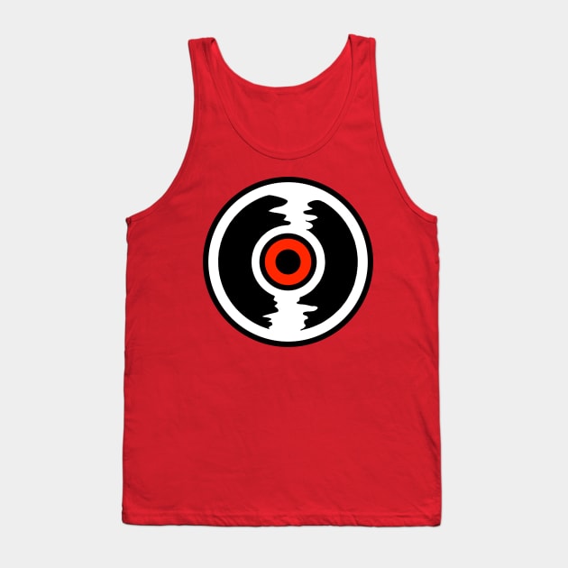 Dave Strider Homestuck Vinyl Disc Design Tank Top by Frosty Zalo